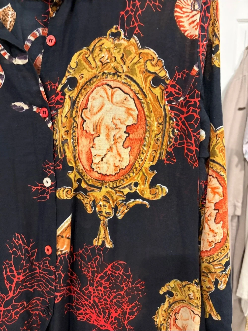 Antica Sartoria vintage inspired black Cover-up